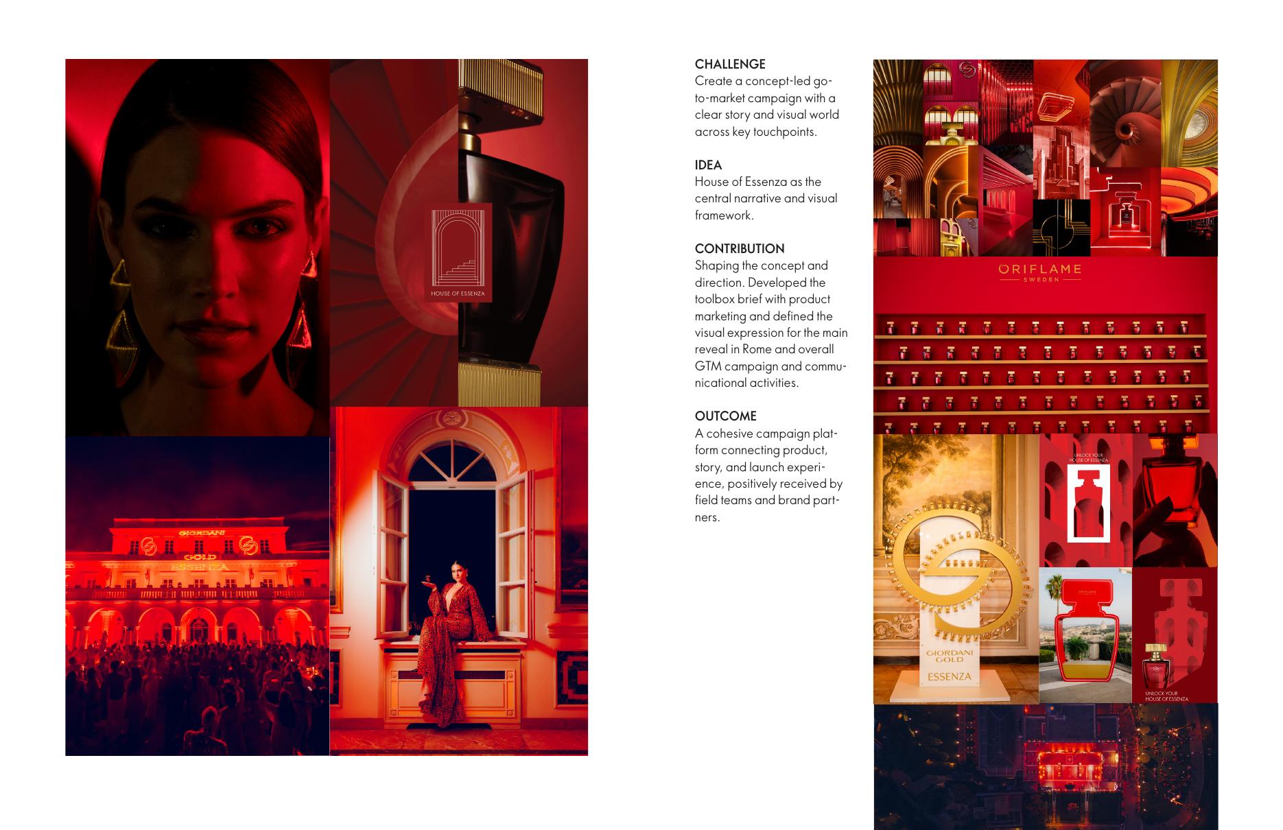 House of Essenza, Global fragrance go-to-market campaign